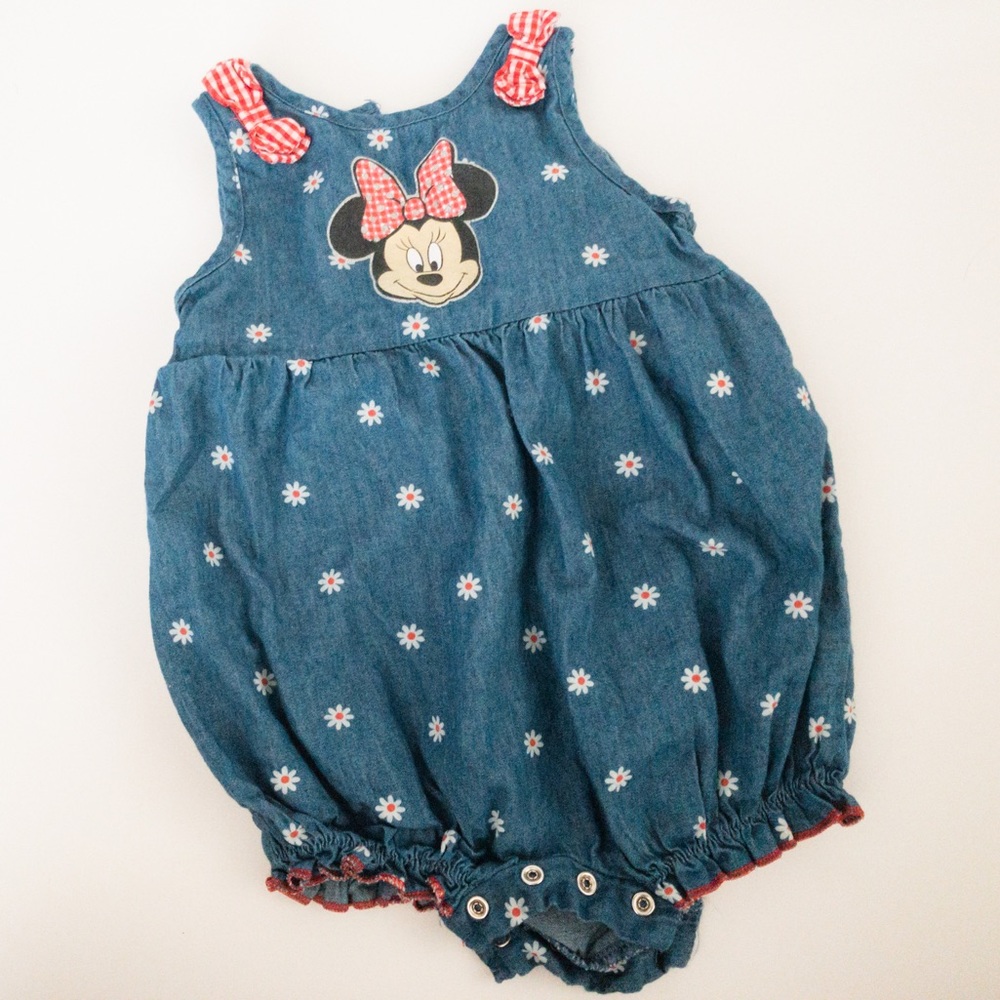 Disney Minnie Mouse Baby Girl Romper
